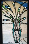 Stained Glass Vase of Flowers