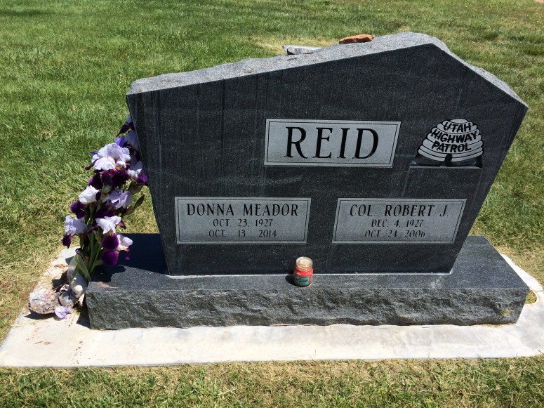 headstone in a cemetery